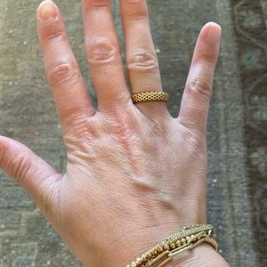 Tiffany & Co. Somerset Mesh Ring - 14k yellow gold